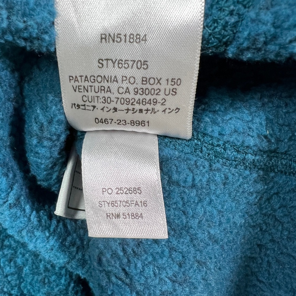 Patagonia Better Sweater 1/4 Quarter Zip Pullover Women‎ M Blue Fleece Outdoor - Picture 7 of 8